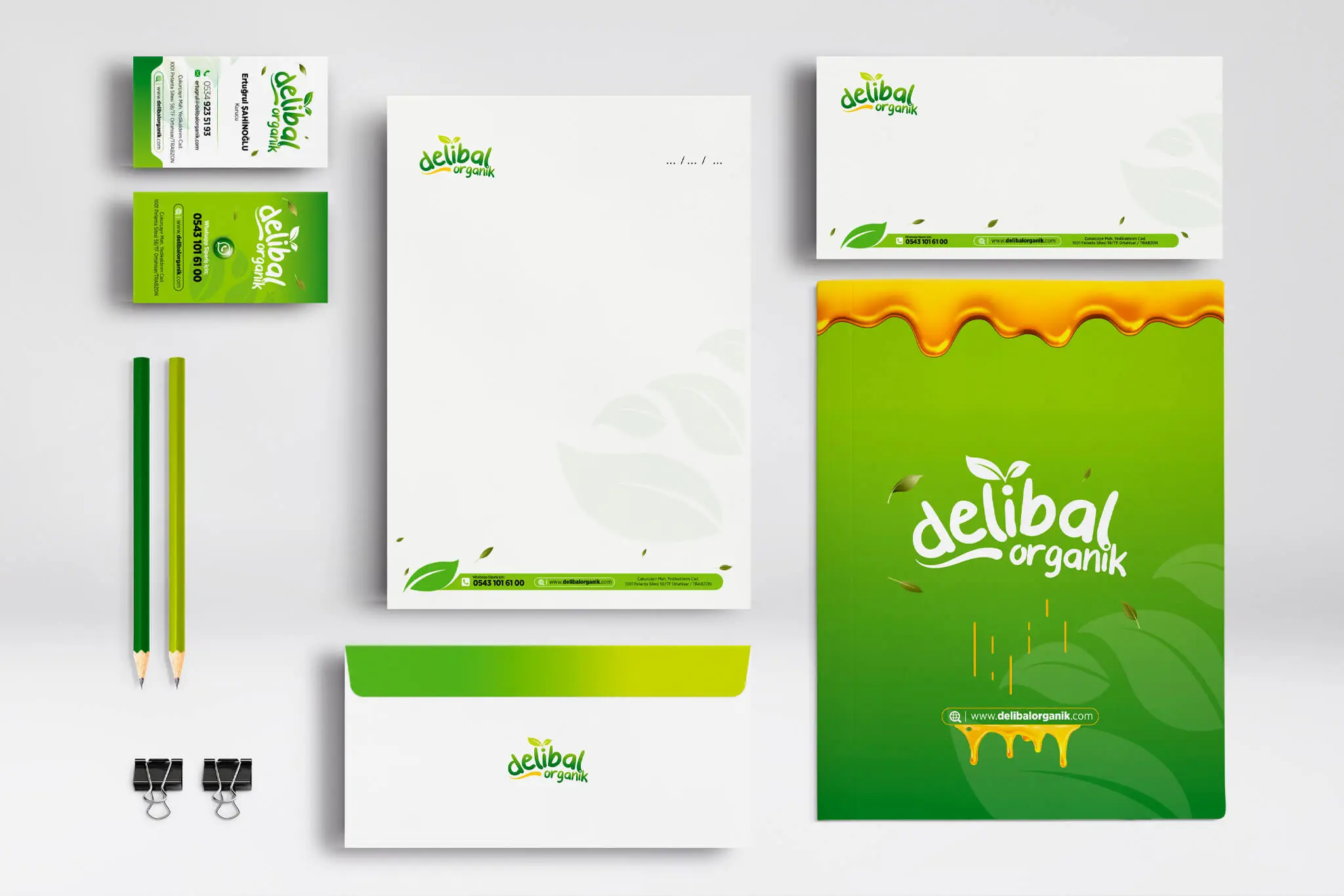 delibal organik kurumsal kimlik logo