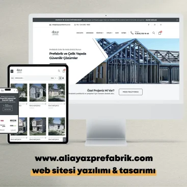 Ali Ayaz Prefabrik Kurumsal Web Site Projesi