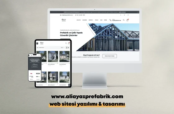 Ali Ayaz Prefabrik Kurumsal Web Site Projesi