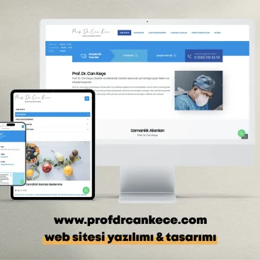 Prof. Dr. Can Keçe Kurumsal Web Sitesi