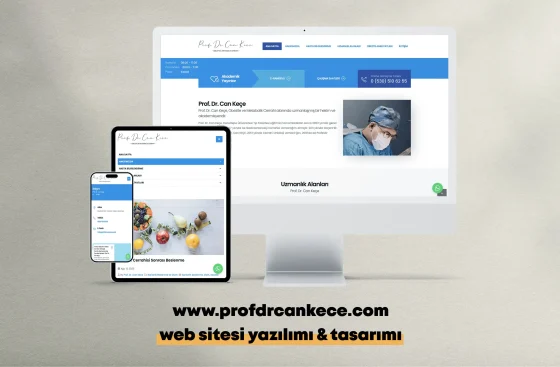 Prof. Dr. Can Keçe Kurumsal Web Sitesi