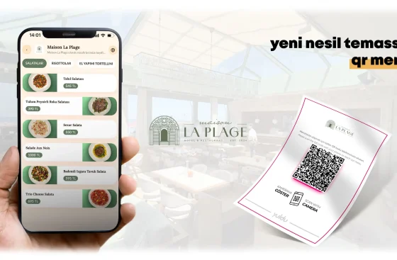Maison La Plage QR Menü Tasarımı ve Dijital Menü Altyapısı